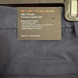 ABC Slim-Fit Trouser 32L *Warpstreme, navy